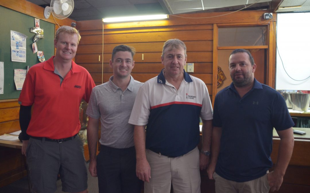 Locals win the Wee Waa Golf Club’s Volkswagen Scramble