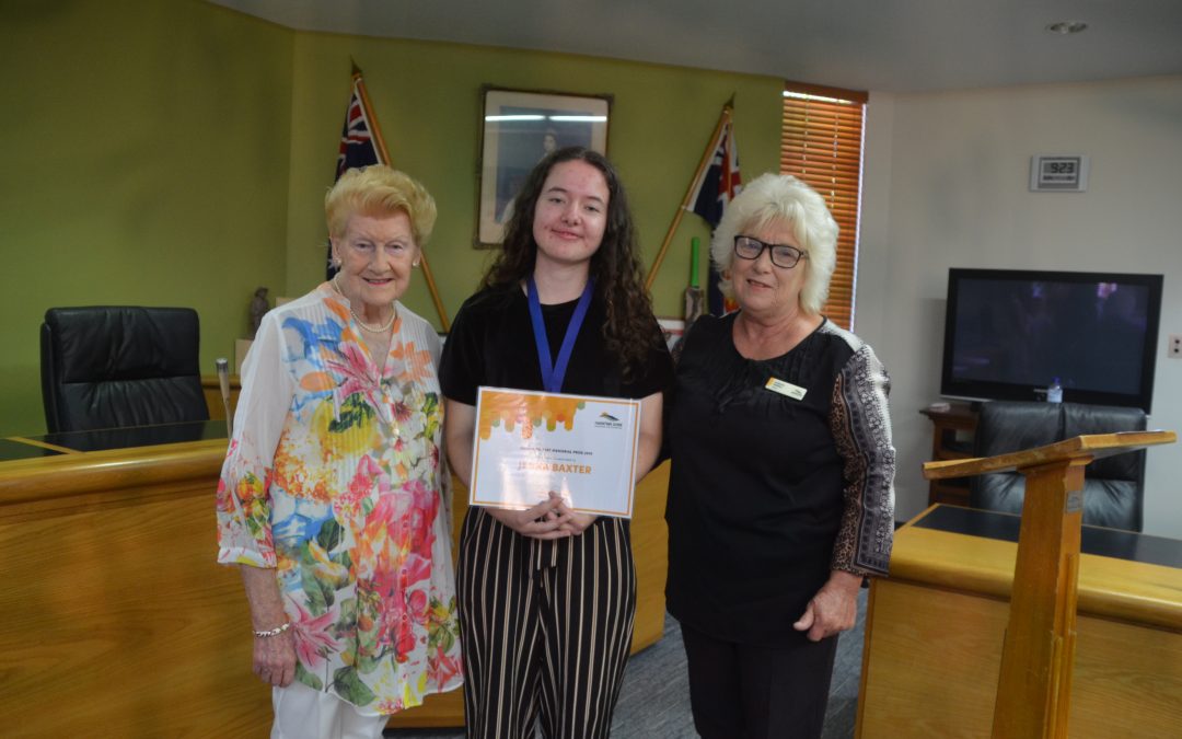 Jenna Baxter is the Lillian Hulbert Award winner
