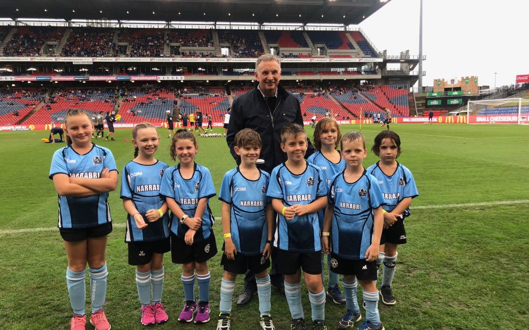 Local junior soccer players get a taste of the big time