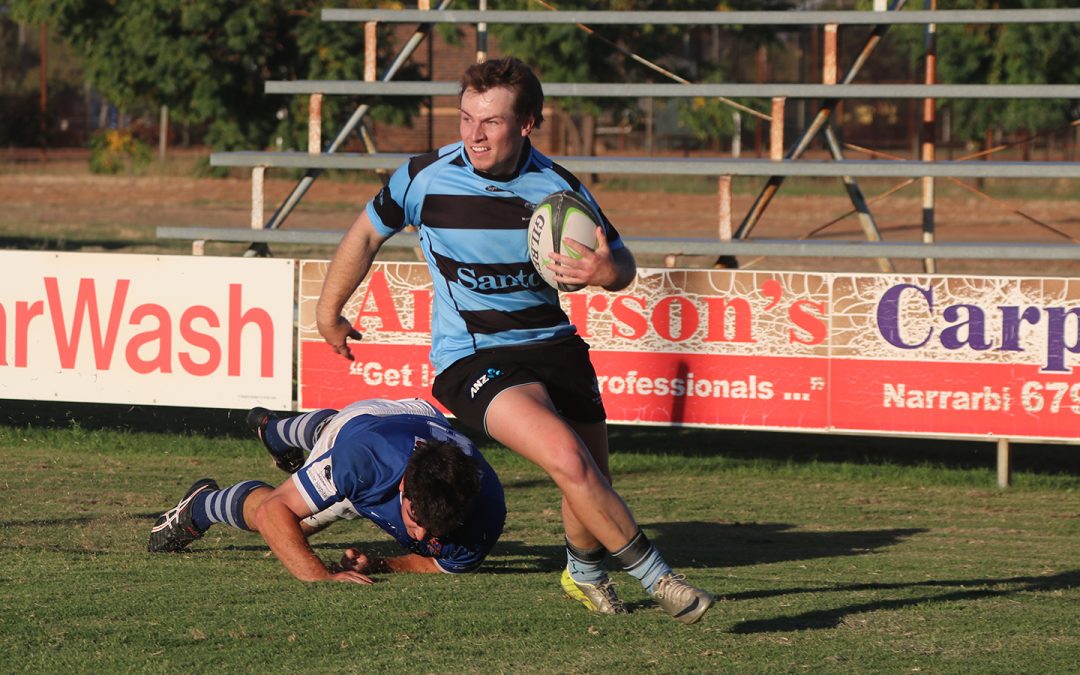 Blue Boars burn Scone at home