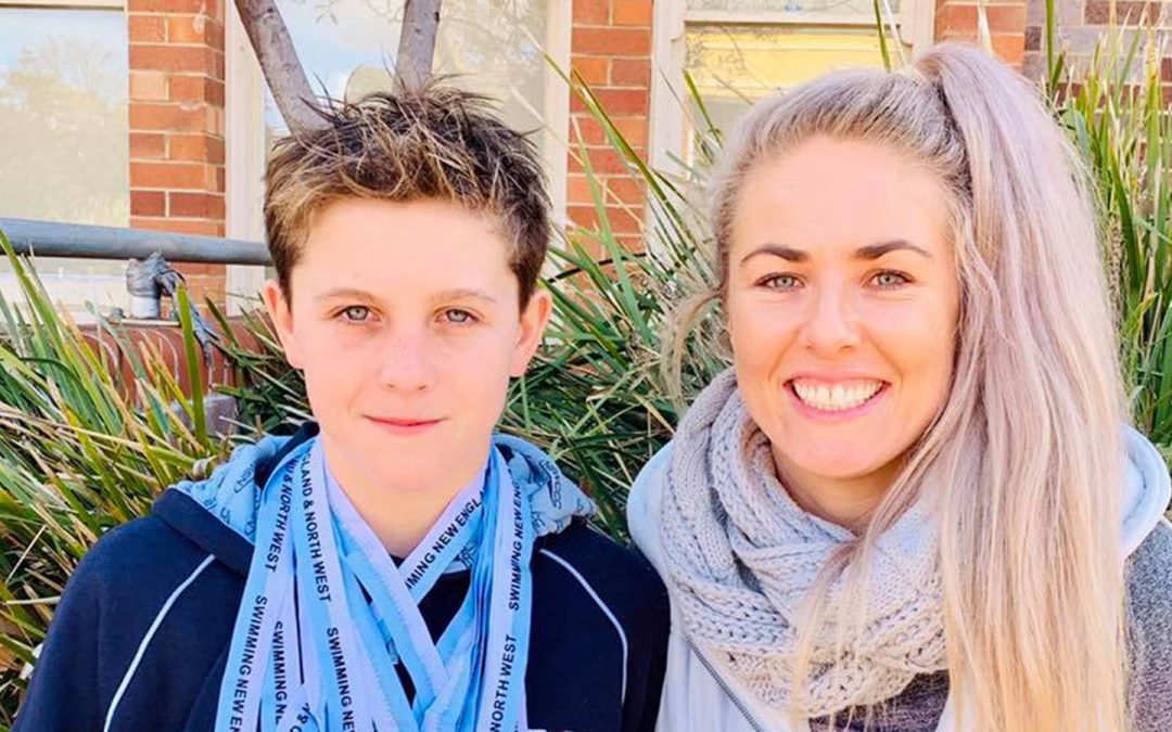 Golds galore for swim star