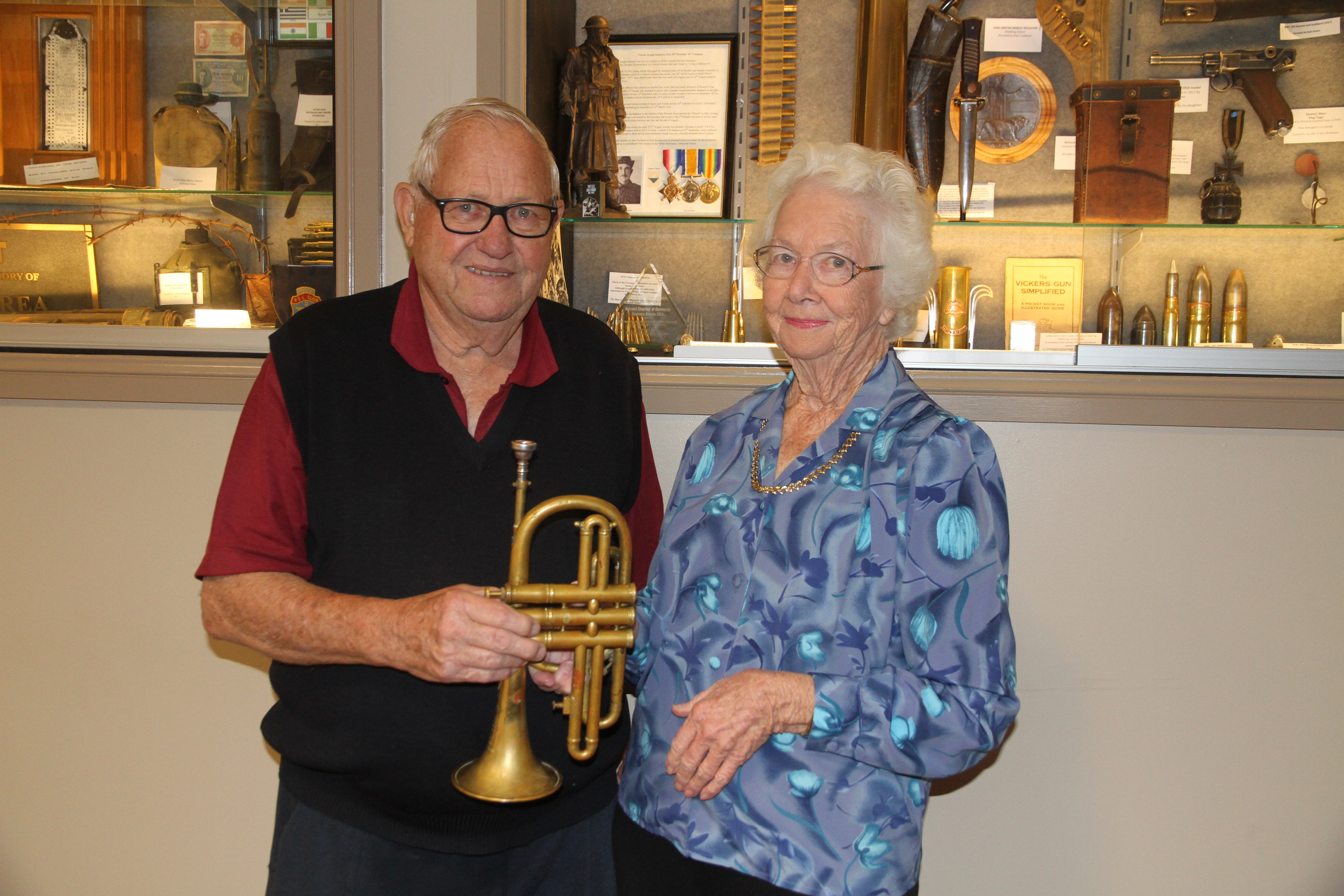 Century old cornet presented to RSL