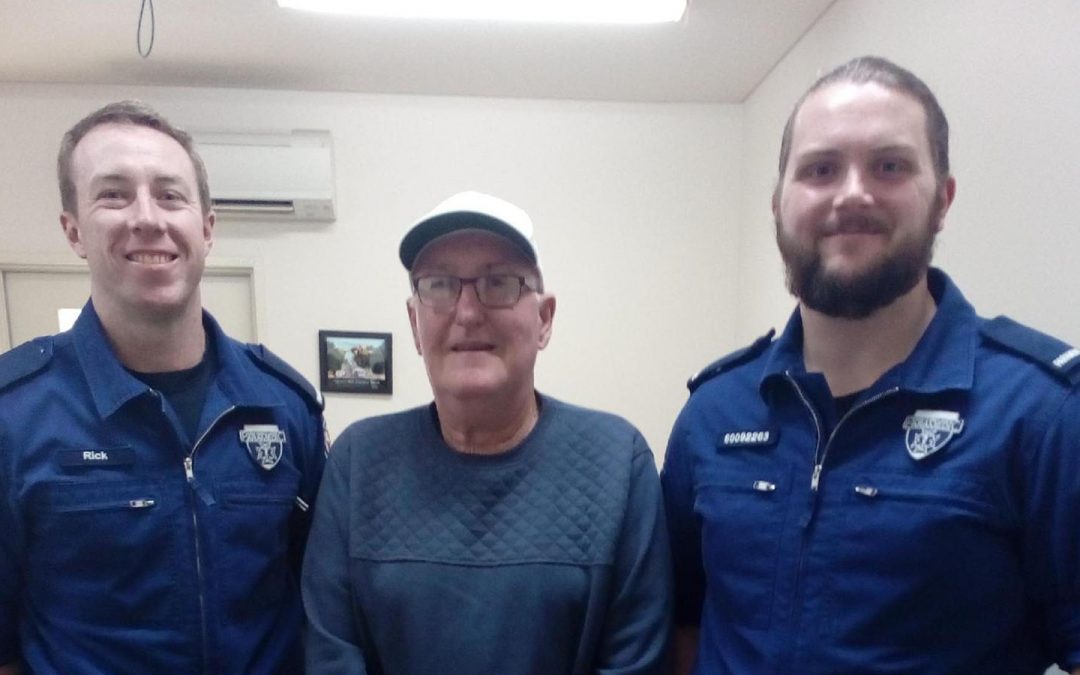 Terry’s heartfelt thanks to our livesaving Narrabri paramedics