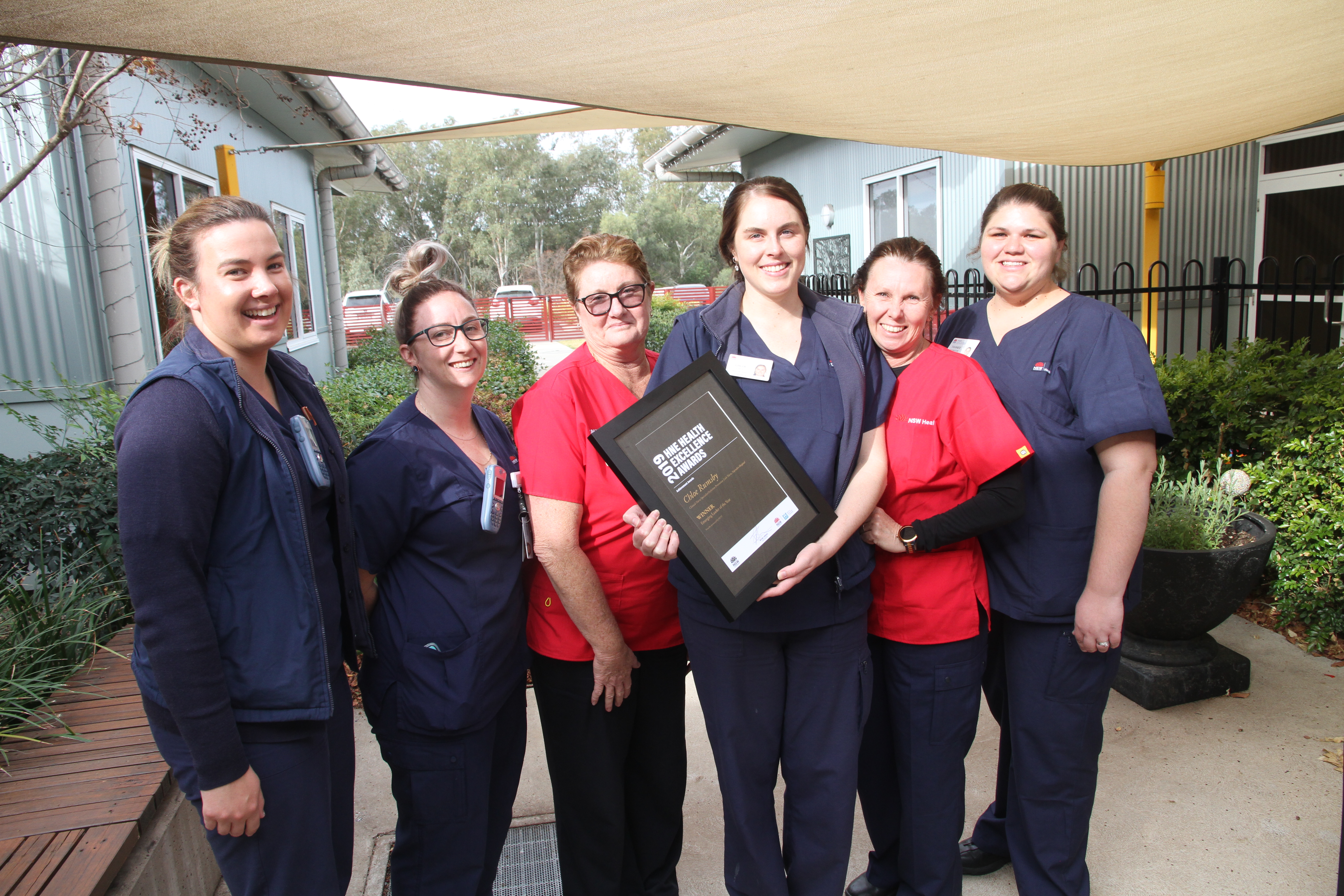 Chloe awarded as Hunter New England Health Emerging Leader