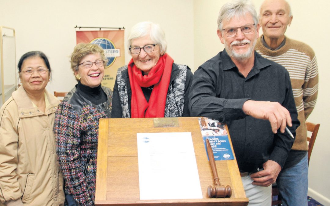 Join us – and speak up with confidence, invite Toastmasters