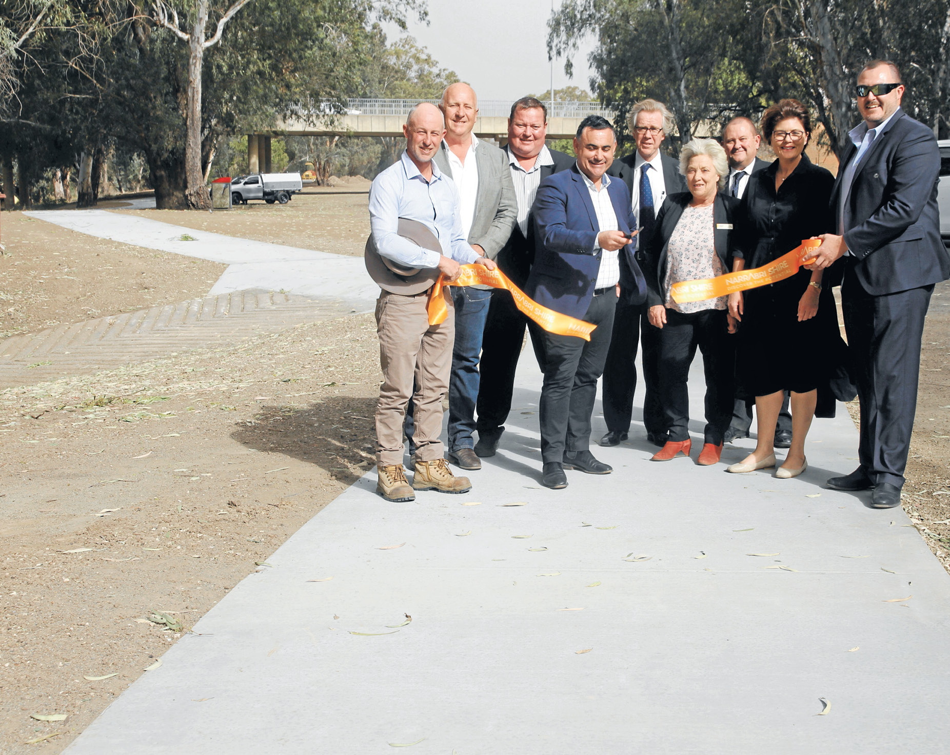 Cycle, walk and  soon, sit, on the  new Creek path