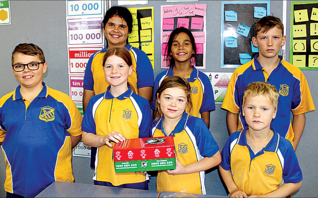 Sacred Heart School donate Samaritan’s Purse boxes to children