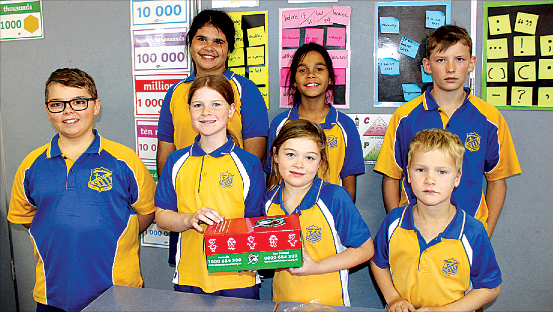 Sacred Heart School donate Samaritan’s Purse boxes to children