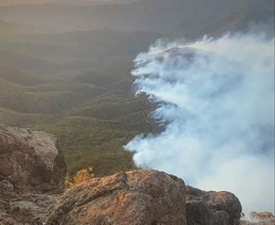 Kaputar fire update