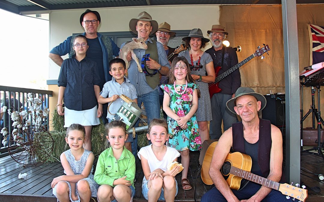 Bush dancing away the drought blues in Wee Waa
