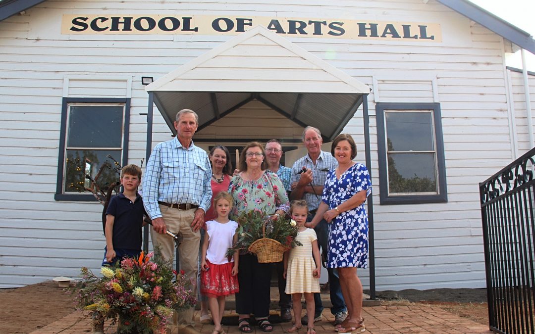 Burren blooms at School of Arts Hall reopening day