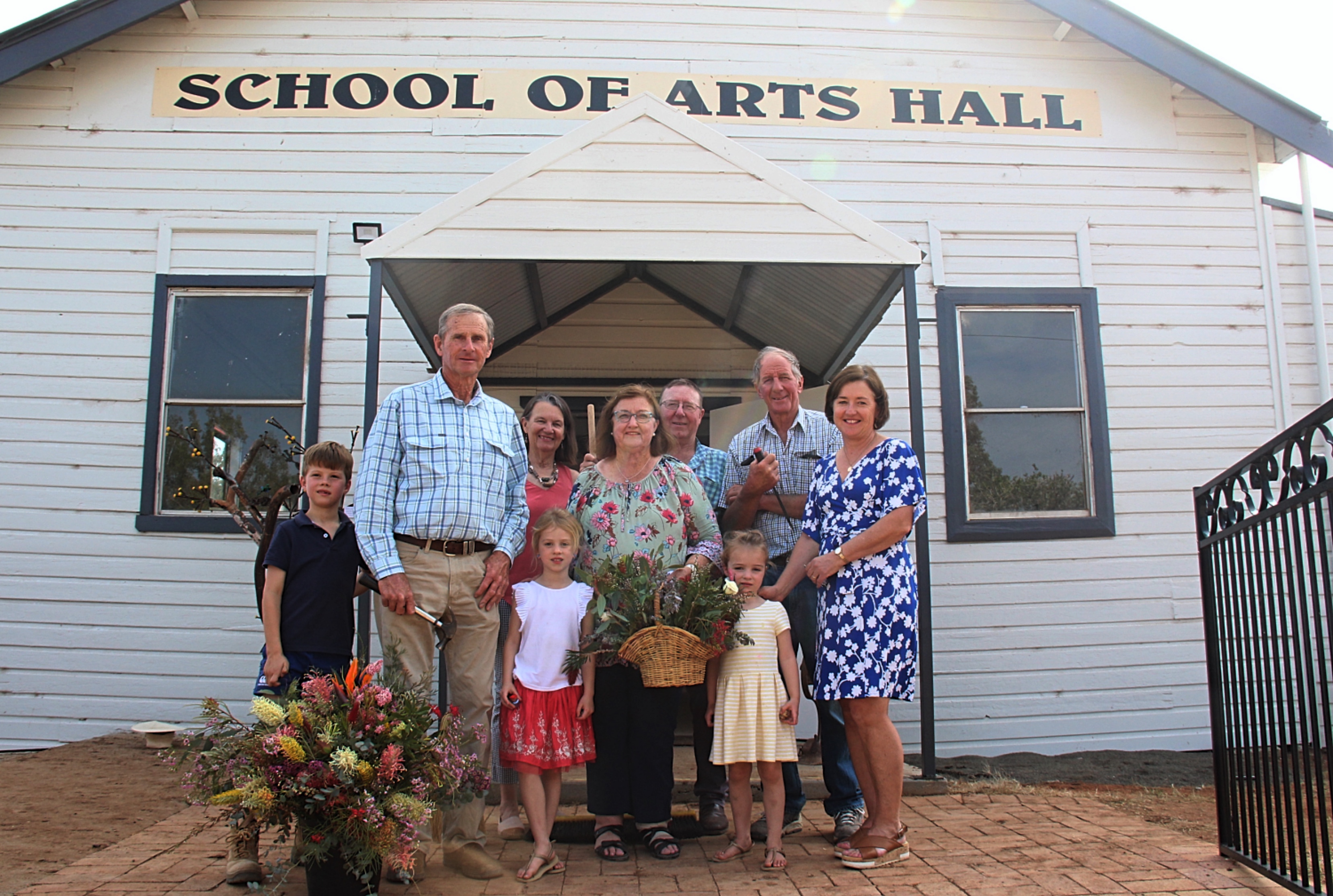 Burren blooms at School of Arts Hall reopening day
