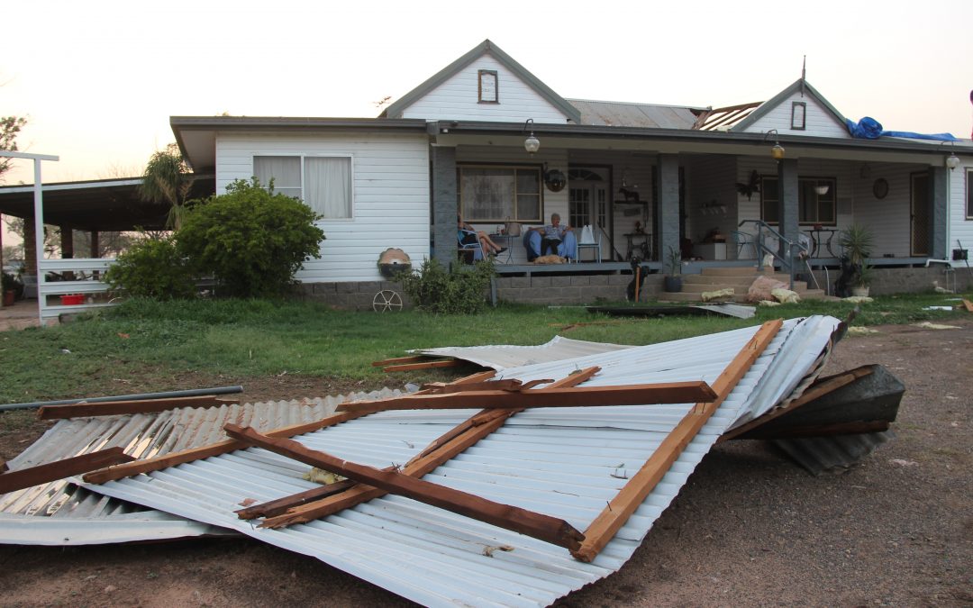 Wild weather causes damage