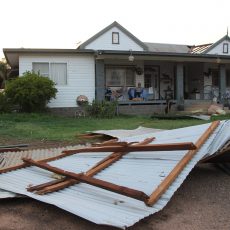 Wild weather causes damage