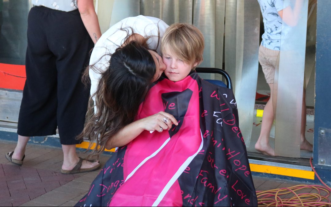 Courageous Khan shaves for a great cause