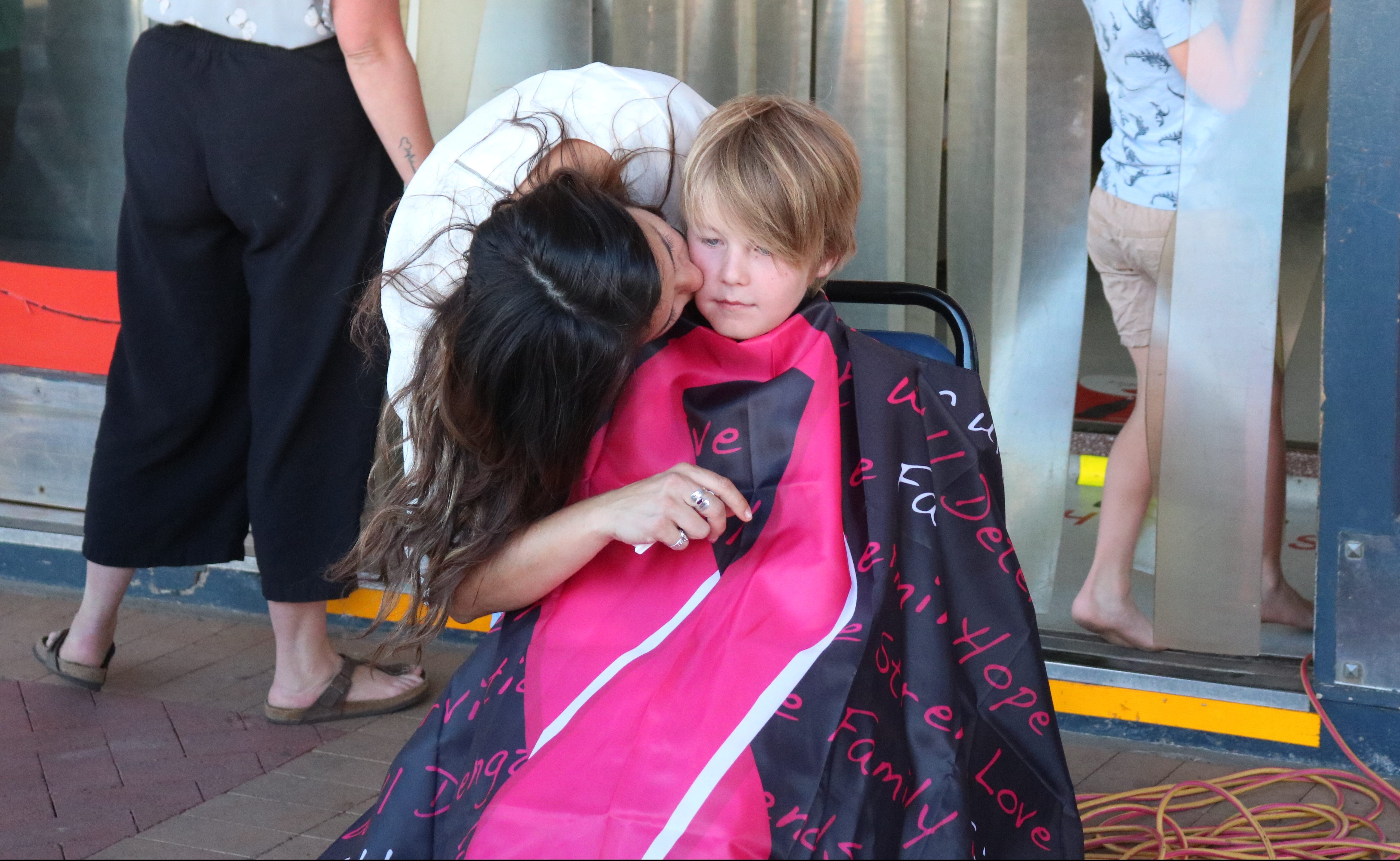 Courageous Khan shaves for a great cause