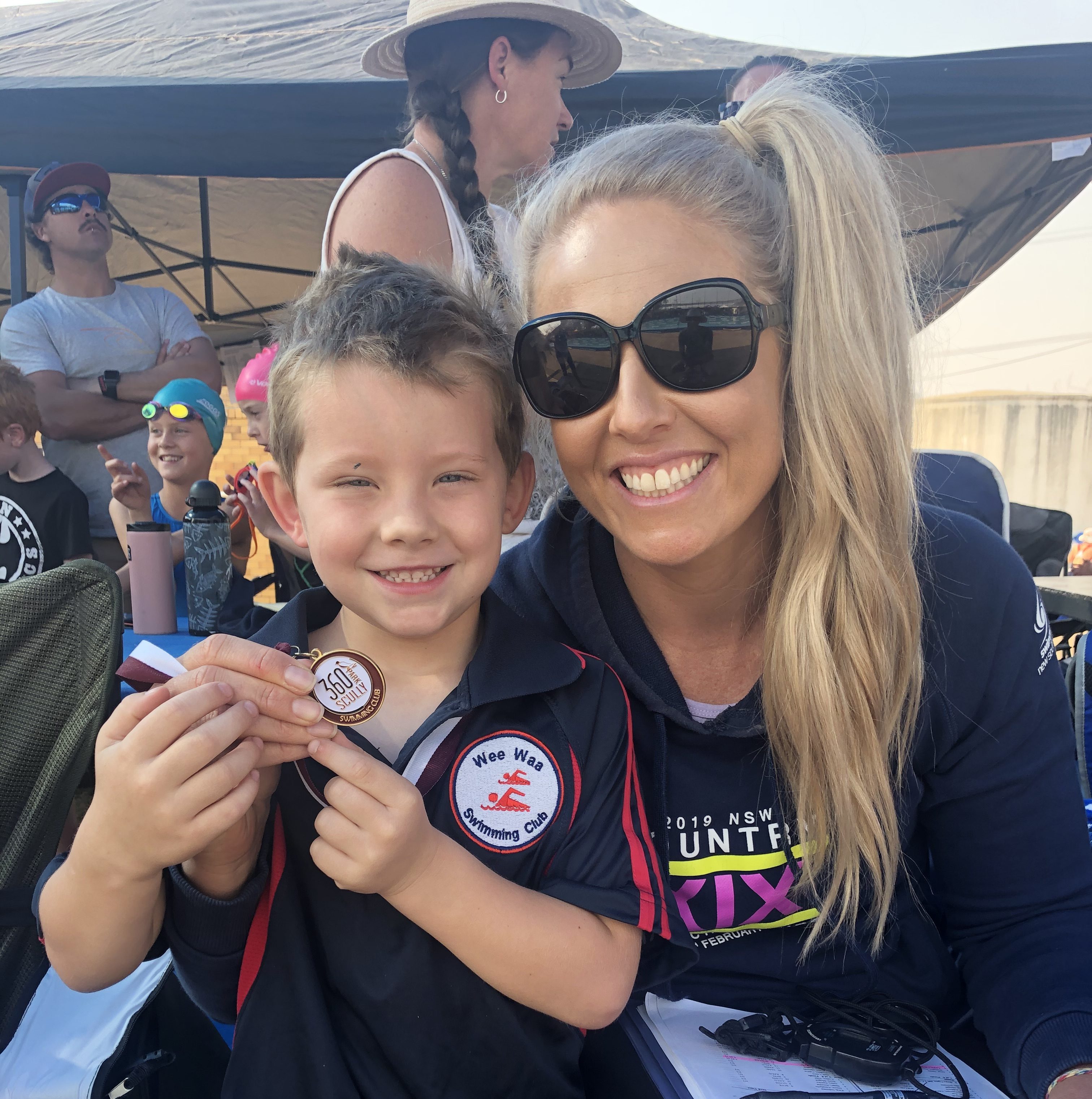 Karla’s Swim Team takes on Scully Park