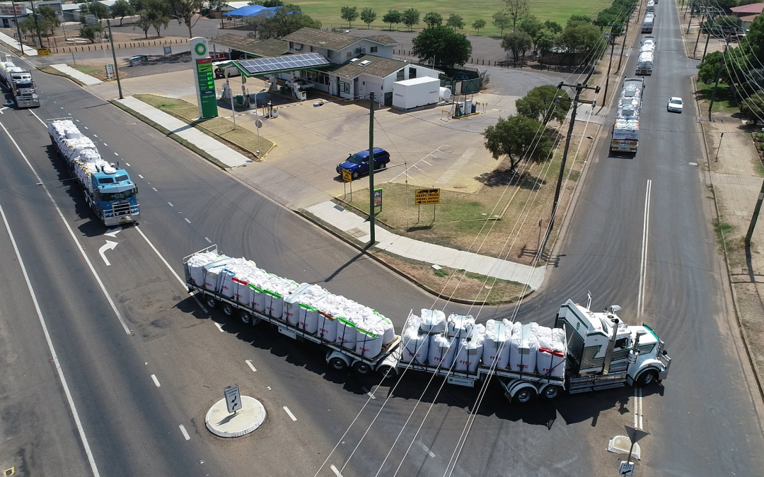 Relief by the truckload