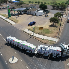Relief by the truckload