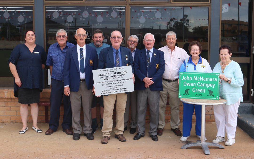 Narrabri’s synthetic green officially opened
