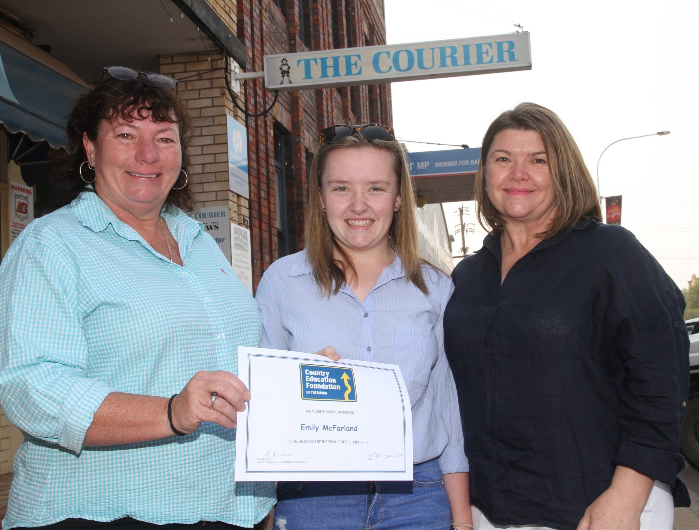 Emily McFarland wins 2019 Loder Scholarship