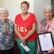 Auxiliary volunteers’ service recognised