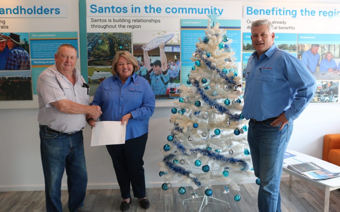 Santos donates $40,000 to help drought families