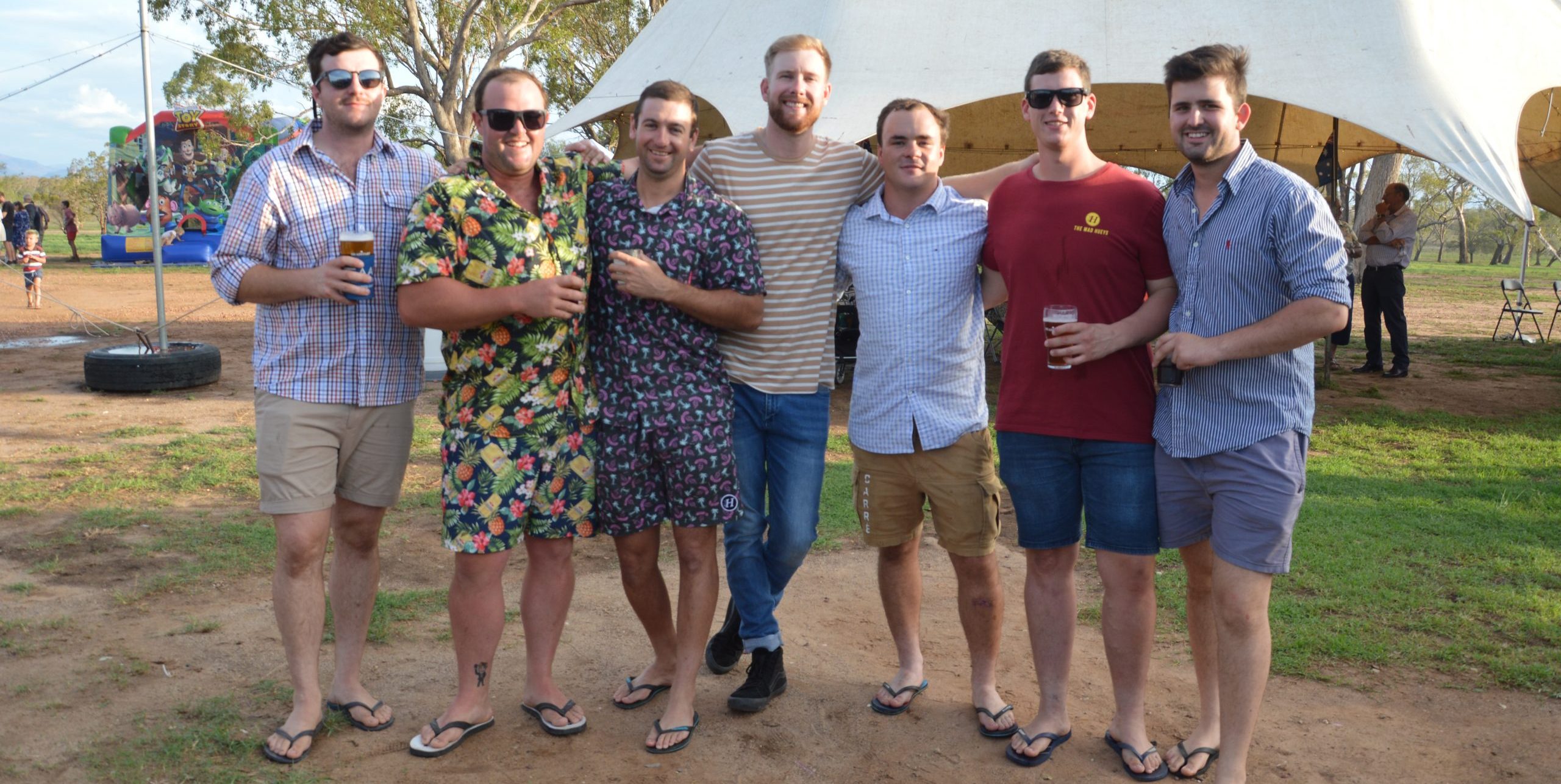 Mounties hosts an Australia Day party at Bellata