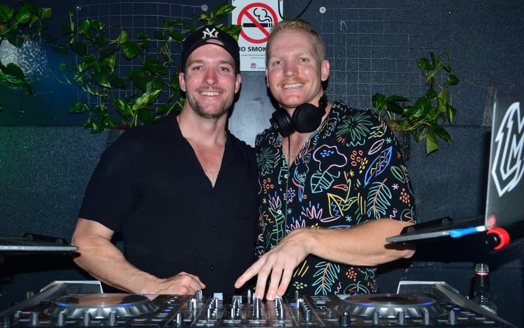 DJ lights up the dance floor at the Crossroads