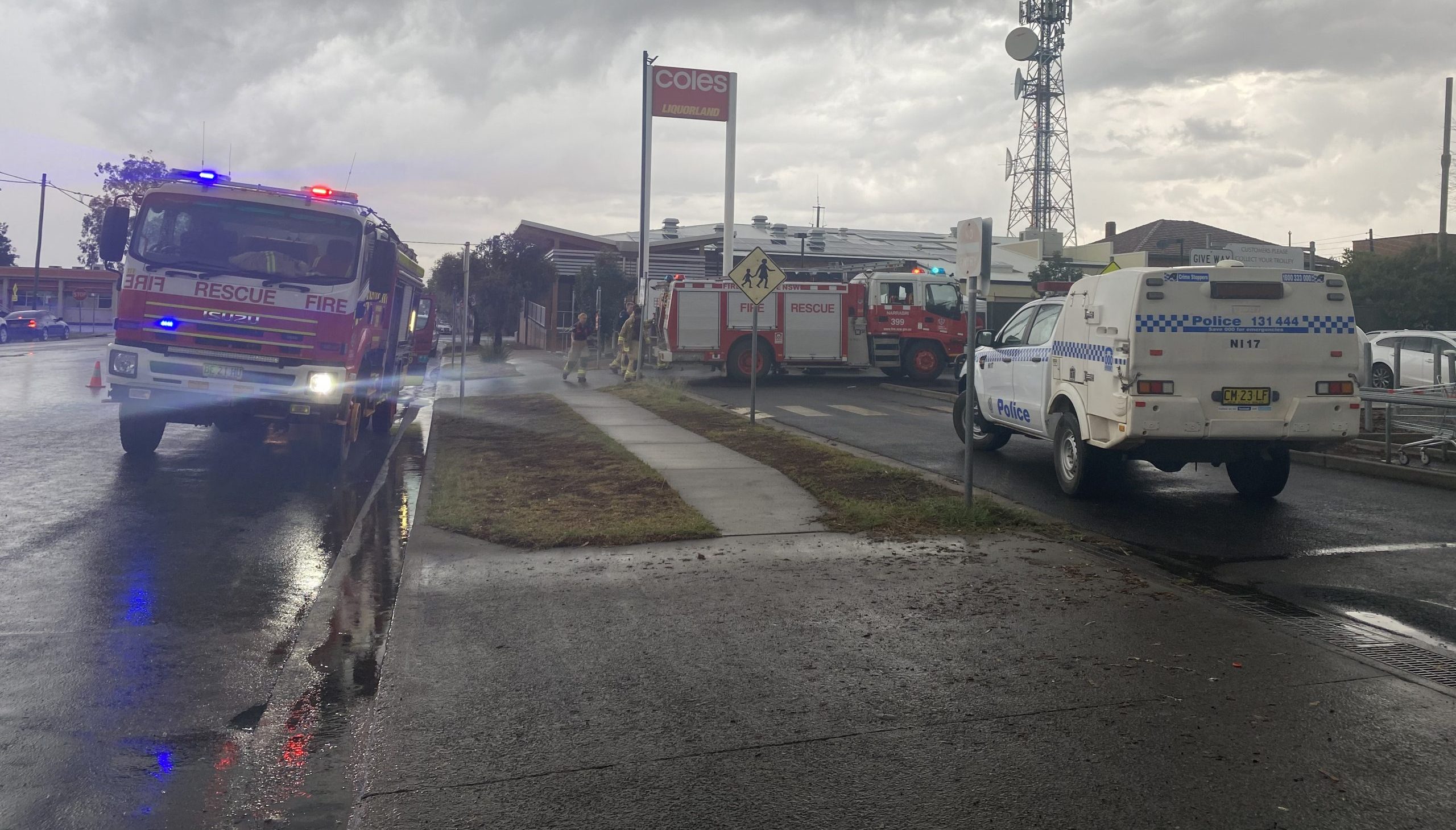 Smoke causes Coles evacuation
