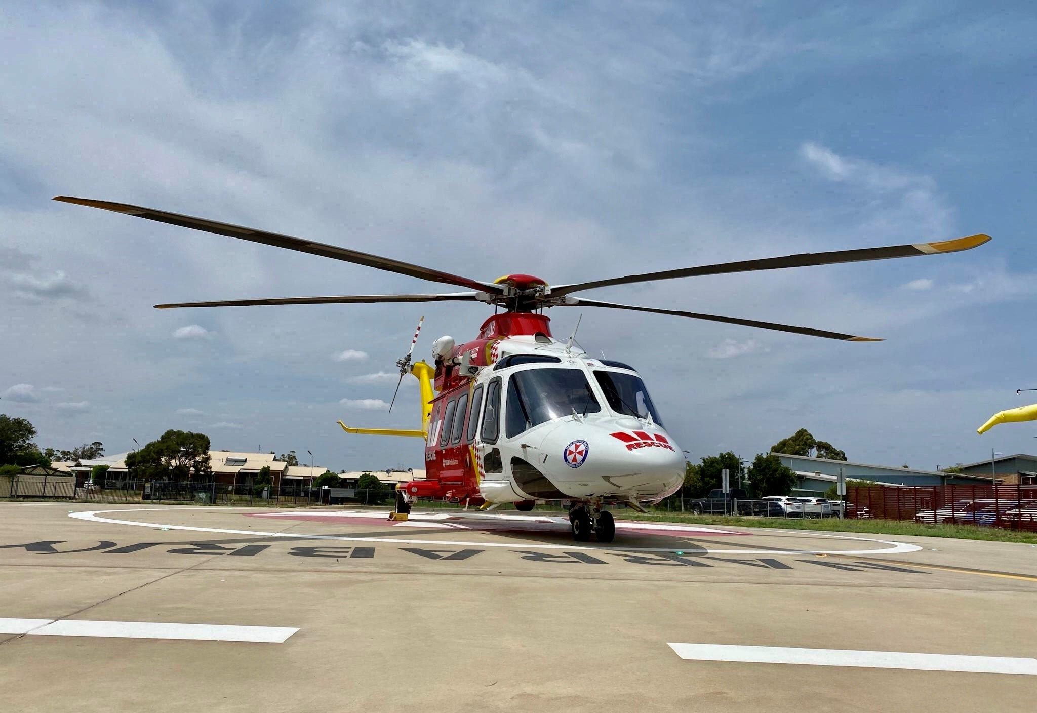 Westpac Rescue Helicopter was called to accident near Wee Waa