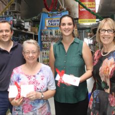 Local shoppers, retailers, the winners