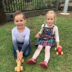 Cobargo kids say ‘thank you’ to Narrabri toymaker