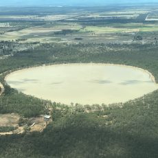 Just add water – a bird’s eye view after the rain