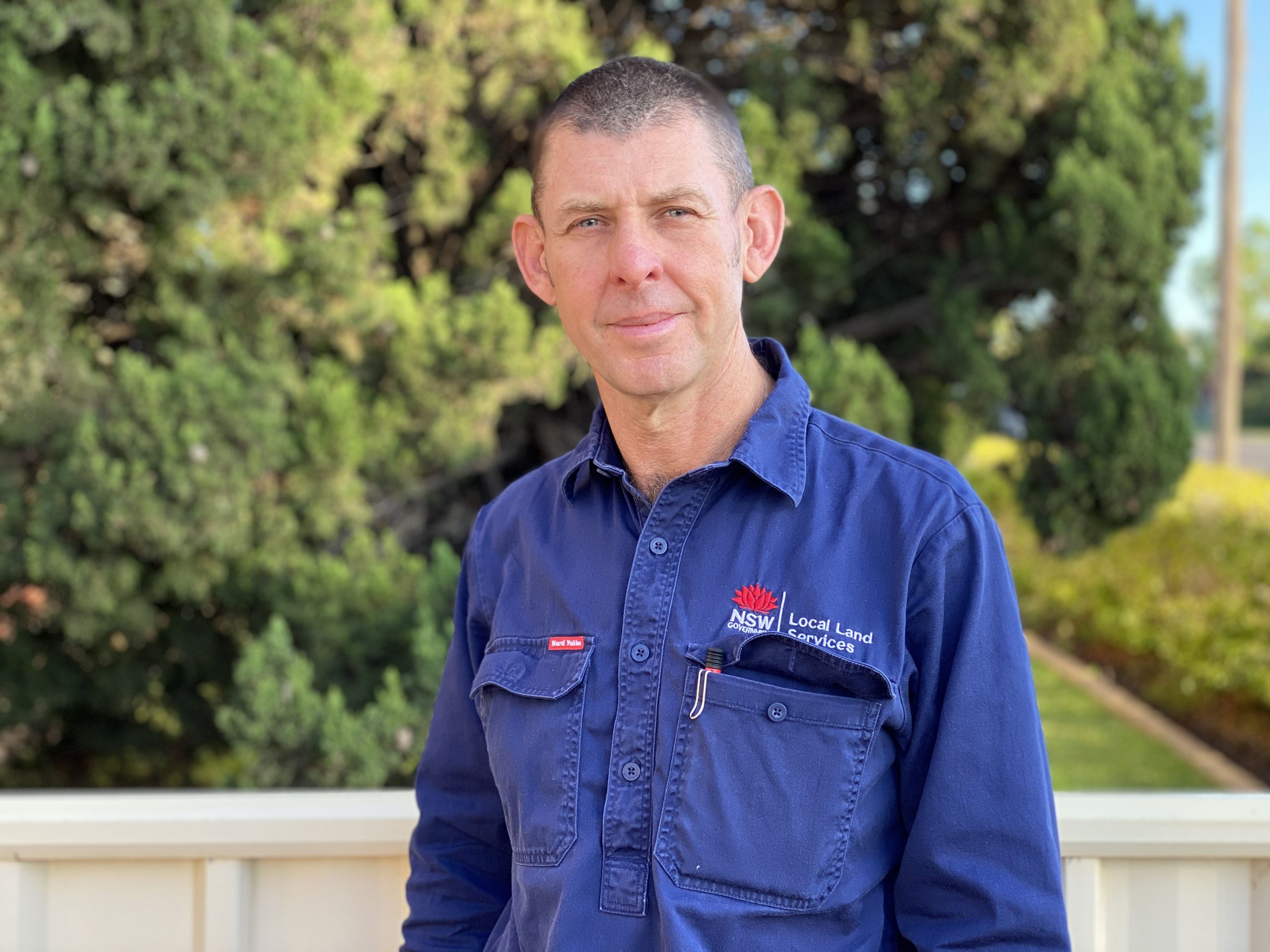 North West Local Land Services district veterinarian Shaun Slattery.