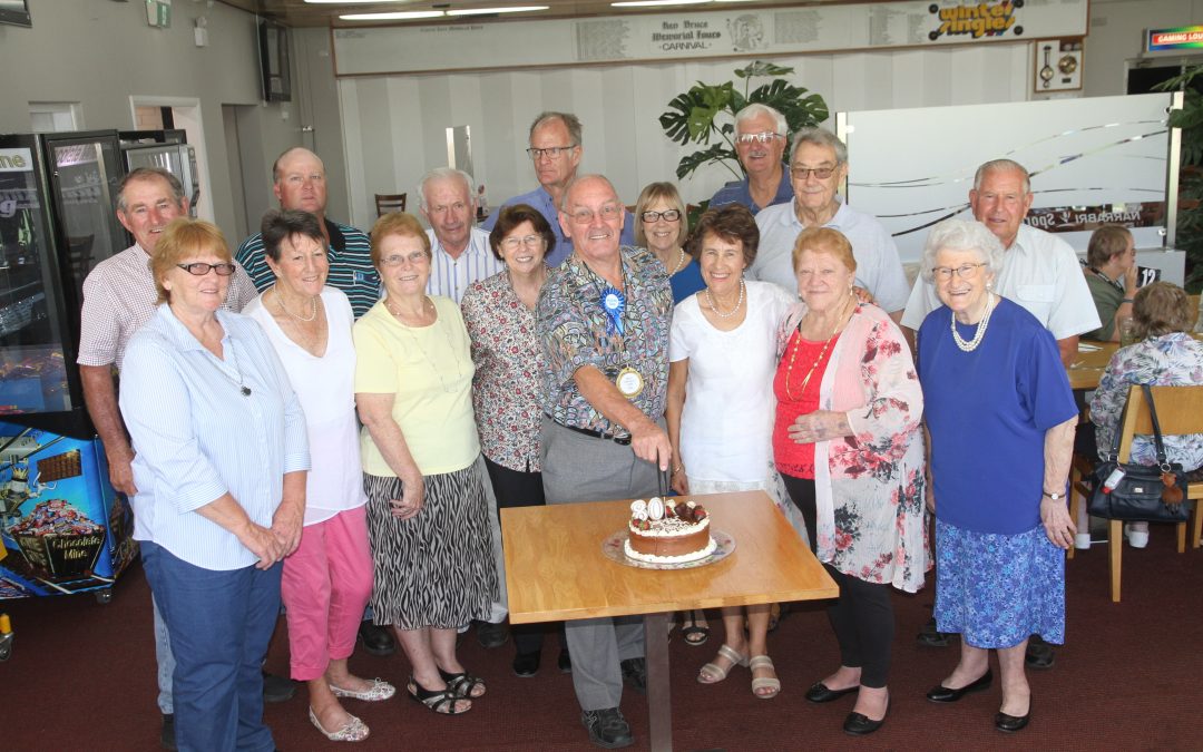 Friends gather to celebrate Max Pringle’s 80th birthday