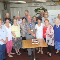 Friends gather to celebrate Max Pringle’s 80th birthday