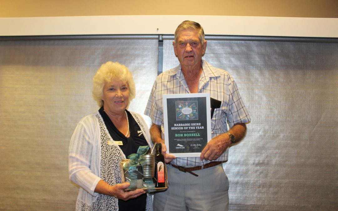 Ron Boxsell named Narrabri Shire Senior Citizen of the Year