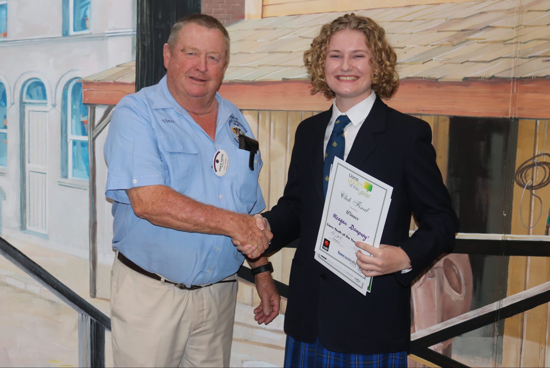 Meagan roars into Lions’ Youth of the Year regional final