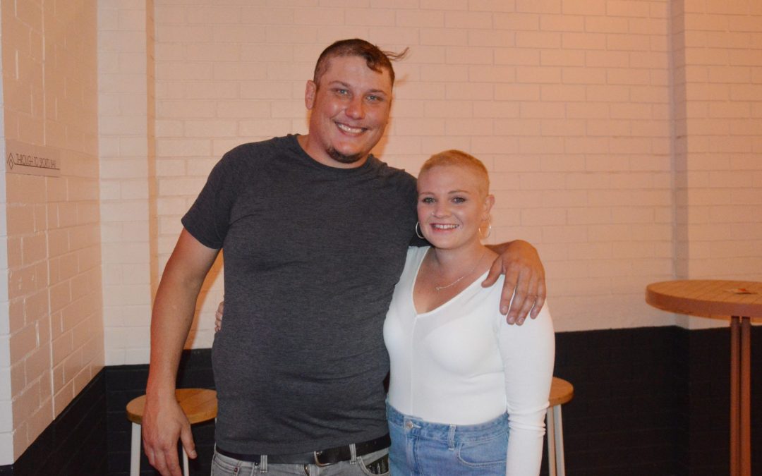 Leon and Jemima bring the World’s Greatest Shave to Narrabri