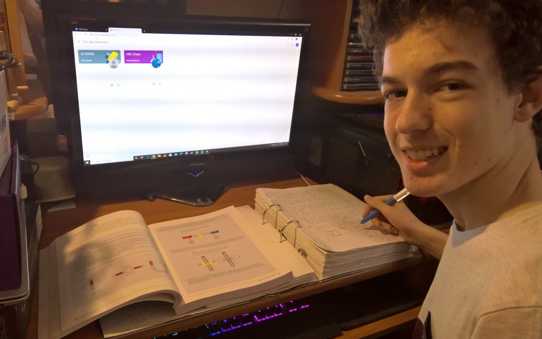 Students are right at home in their new virtual classrooms
