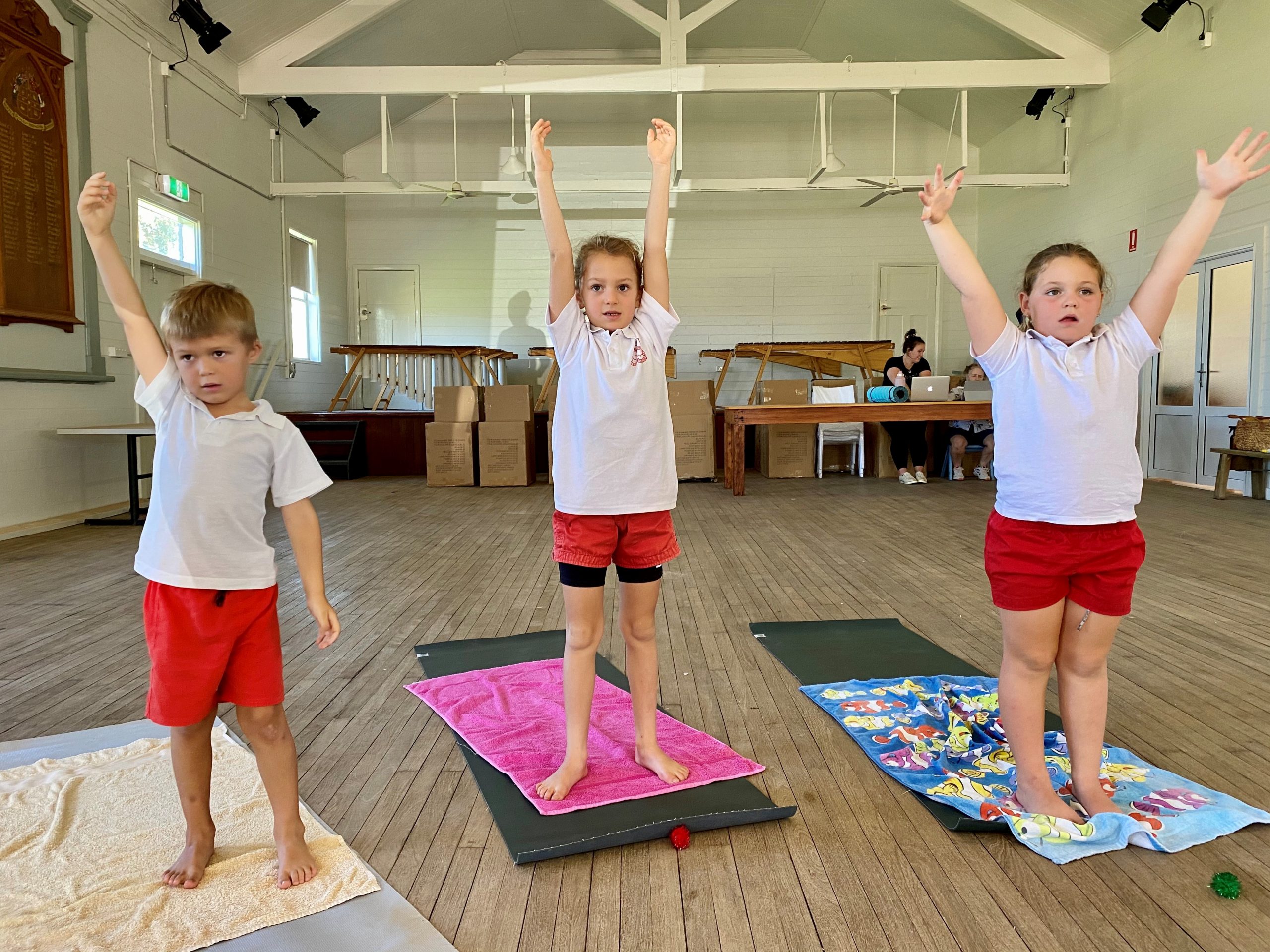 John McMahon, Isla Pike and Emma Simshauser.