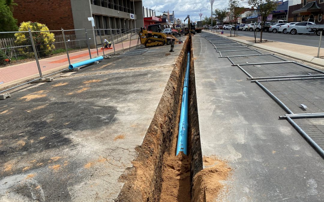 Fifty-year-old pipes replaced