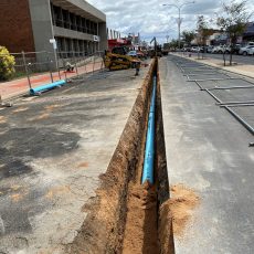 Fifty-year-old pipes replaced