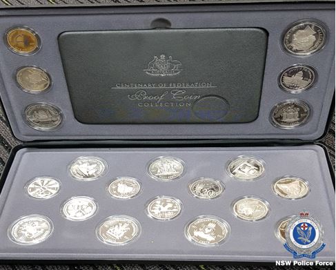 Property including ‘limited edition coins’ seized after search warrant