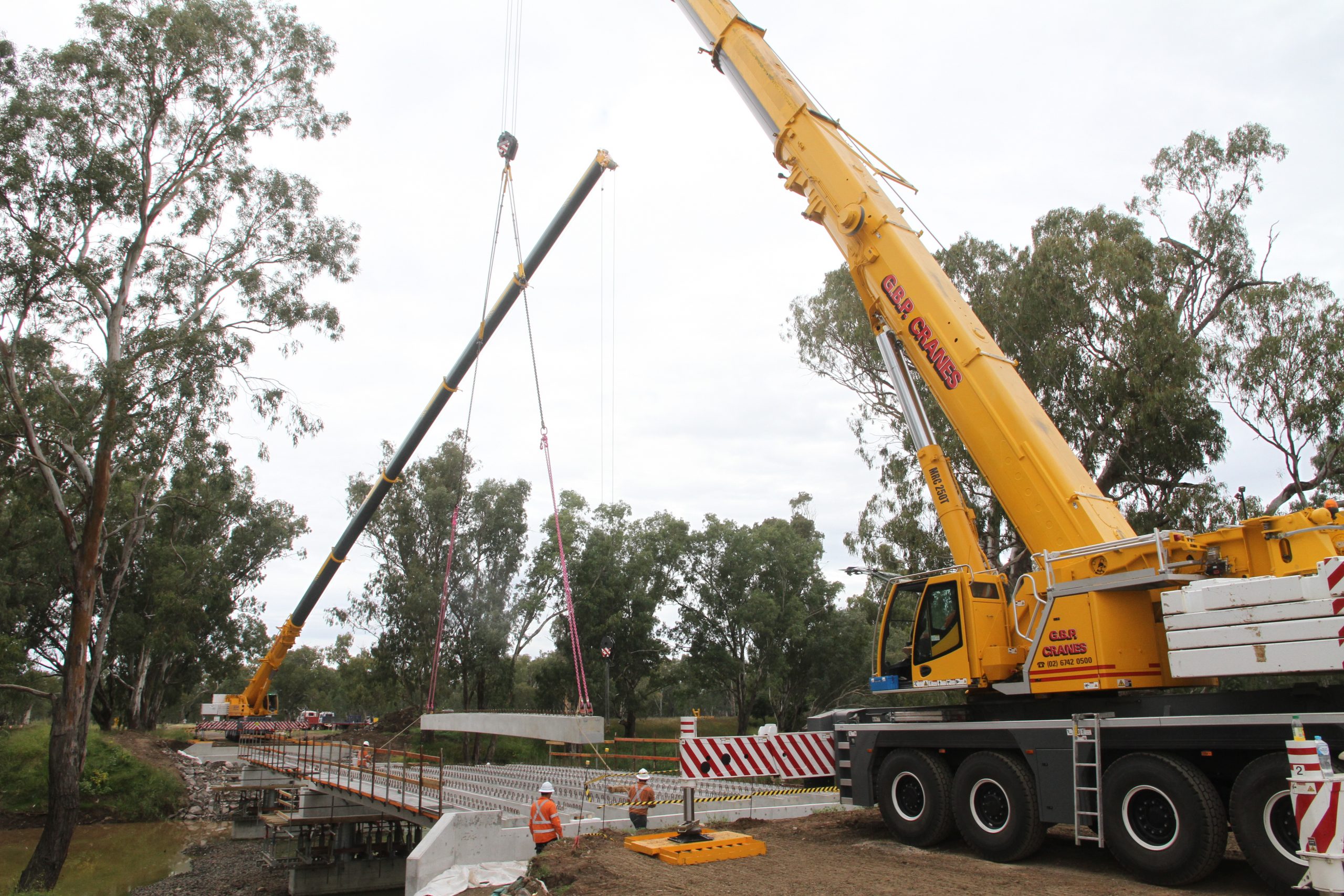 Tarriaro bridge nearing completion