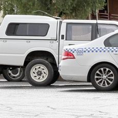 Officer injured after a “rock was thrown” at police vehicle north of Moree