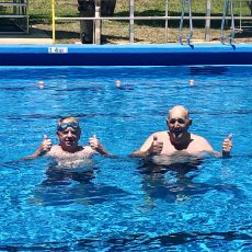 It’s a thumbs up from swimmers as pool opens