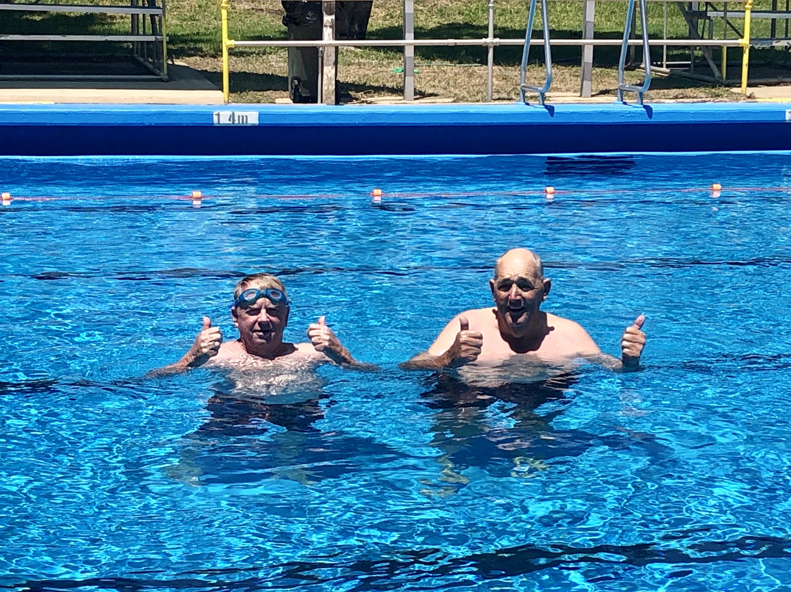 It’s a thumbs up from swimmers as pool opens