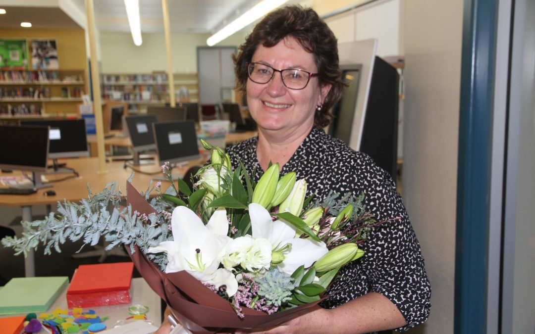 Jenny steps down after 18 years as library manager